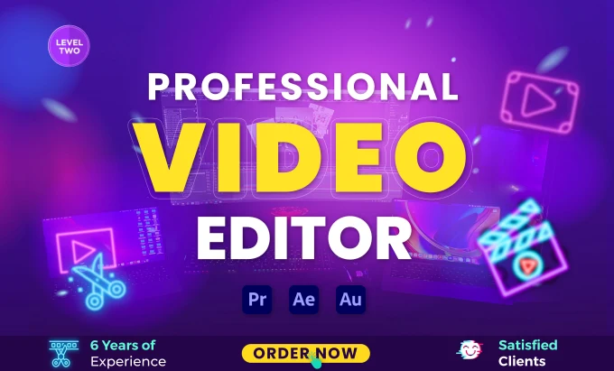 Videolarınızı profesyonelce düzenleyeceğim